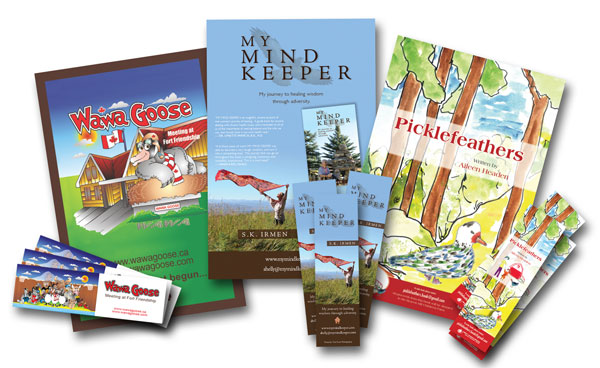 marketing materials generated by First Choice Books for our authors