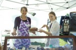 cookbook: Heidi and Alex Lochmatter at the Farmer's Market in the Comox Valley, BC