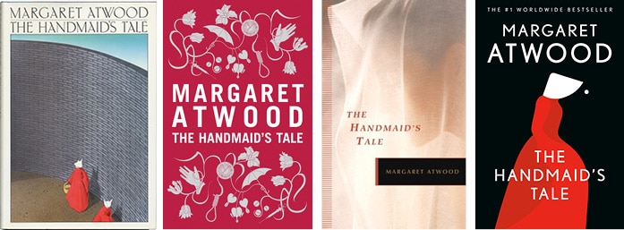covers of a handmaids tale by Margaret Atwood