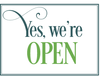 yes we are open